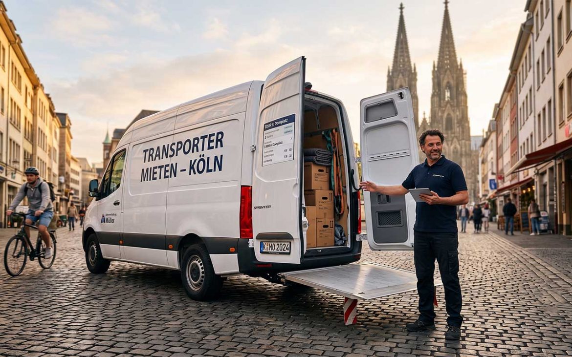 Transporter mieten in Köln: Warum immer mehr Unternehmer den eigenen Fuhrpark infrage stellen
