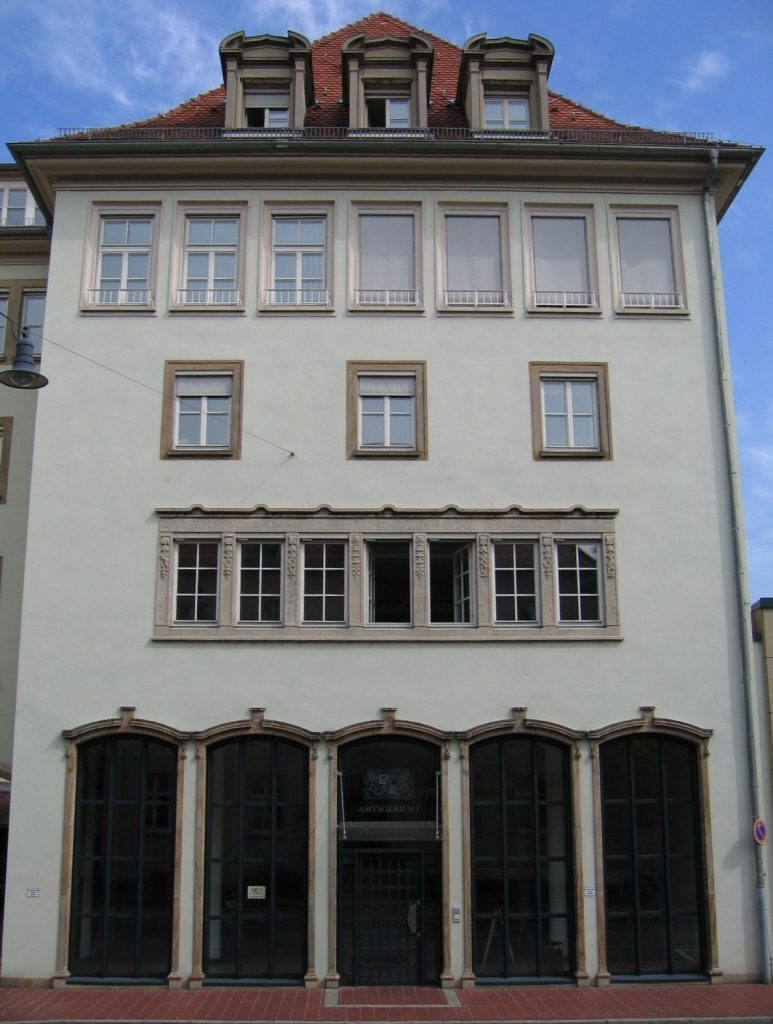 Gebäude des Amtsgerichts Bamberg am Synagogenplatz