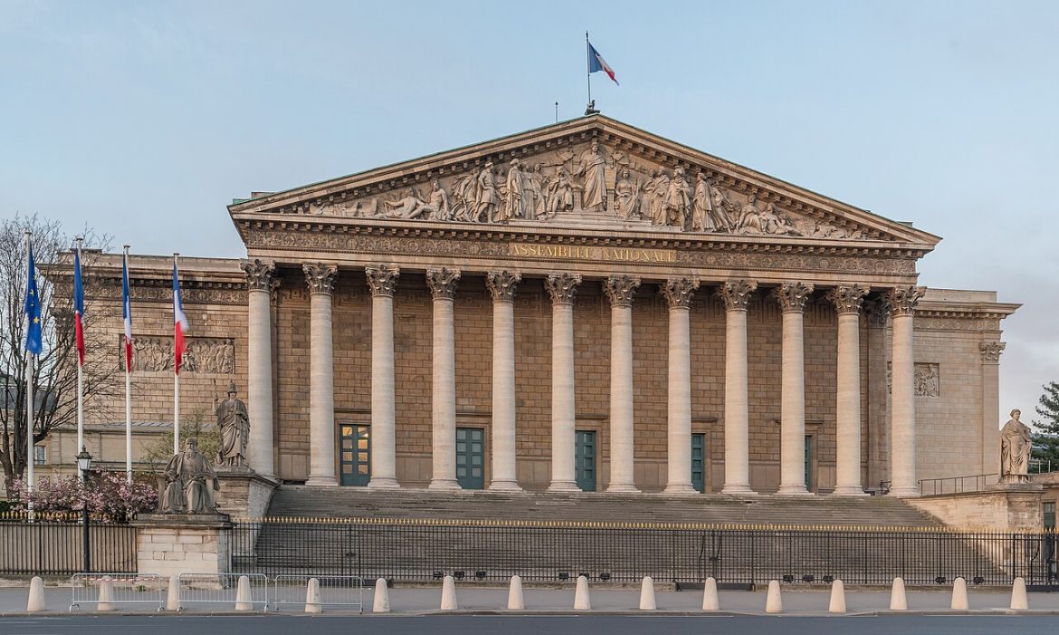 Palais Bourbon in Paris, Sitz der französischen Nationalversammlung