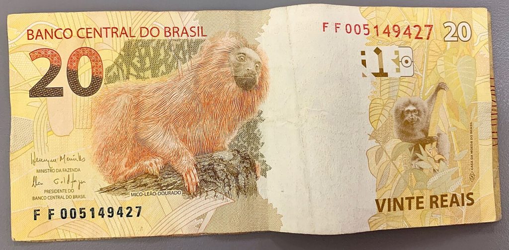 Banknoten zu 20 Brasilianischen Real